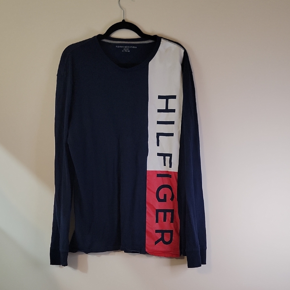 Tommy Hilfiger Navy Long Sleeve Shirt